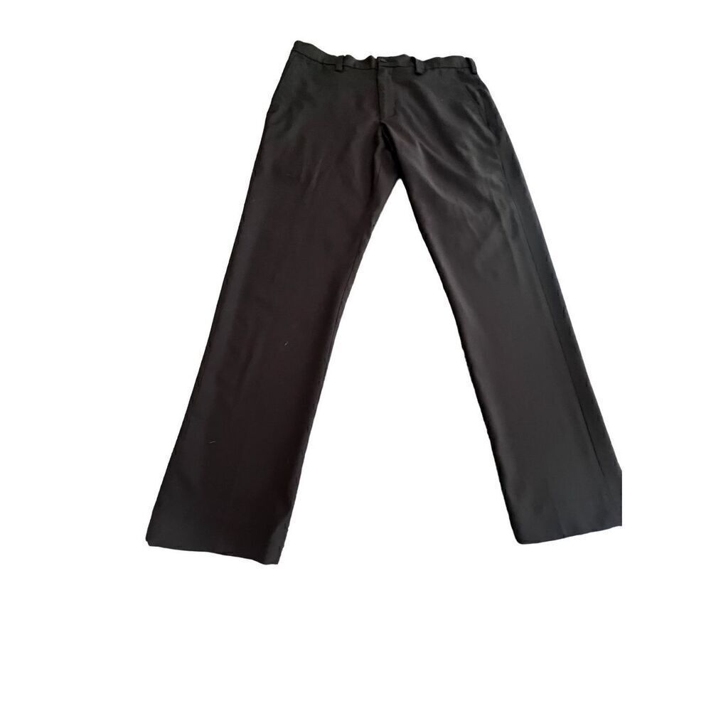 JF J. FERRAR Black Fit Dress Pants size 32x32